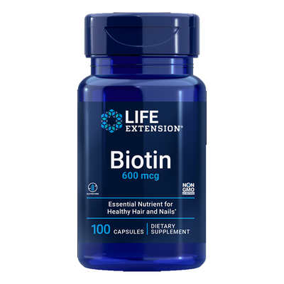 LifeExtension维B7生物素100粒