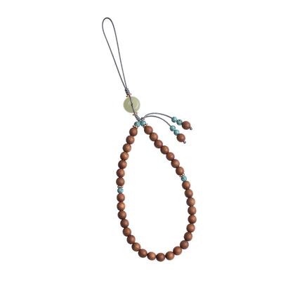 天然檀木国风手机挂绳