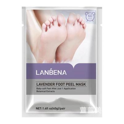 LANBENA LAVENDER FOOT PEEL MASK 薰衣草足膜（新包装）