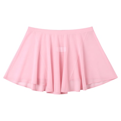 Solid color micro elastic mid waist pants skirt 纯色中腰裤裙