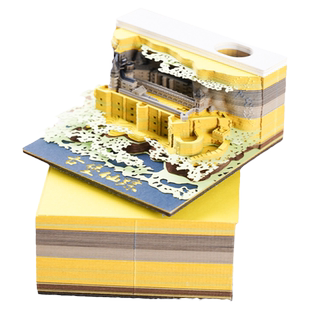 2026年新款手撕日历台历定制3D立体纸雕便签纸本马年日历创意礼品