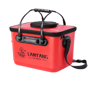 活鱼桶一体成型硬壳野钓专用钓鱼桶小号EVA多功能便携装鱼桶新款