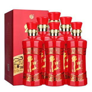 牛栏山52度鸿运老酒纯粮食浓香型500ml*6瓶整箱白酒