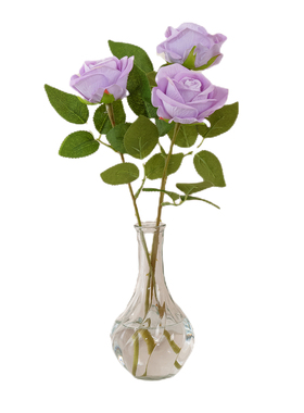 布花桌面玫瑰花+花瓶时尚