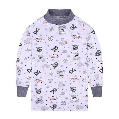 中大童纯棉秋衣吸汗排湿秋冬