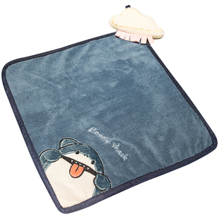 卡通擦手巾挂式可爱儿童擦手毛巾洗手巾卫生间擦手帕厨房抹手布