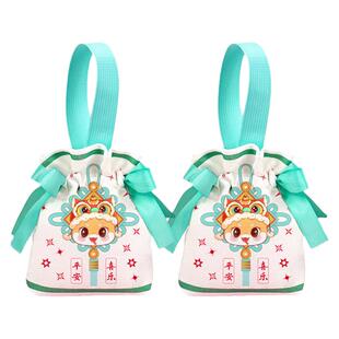 满月喜糖袋子宝宝出生喜糖礼盒空生孩子报喜礼袋回礼伴手礼手提袋