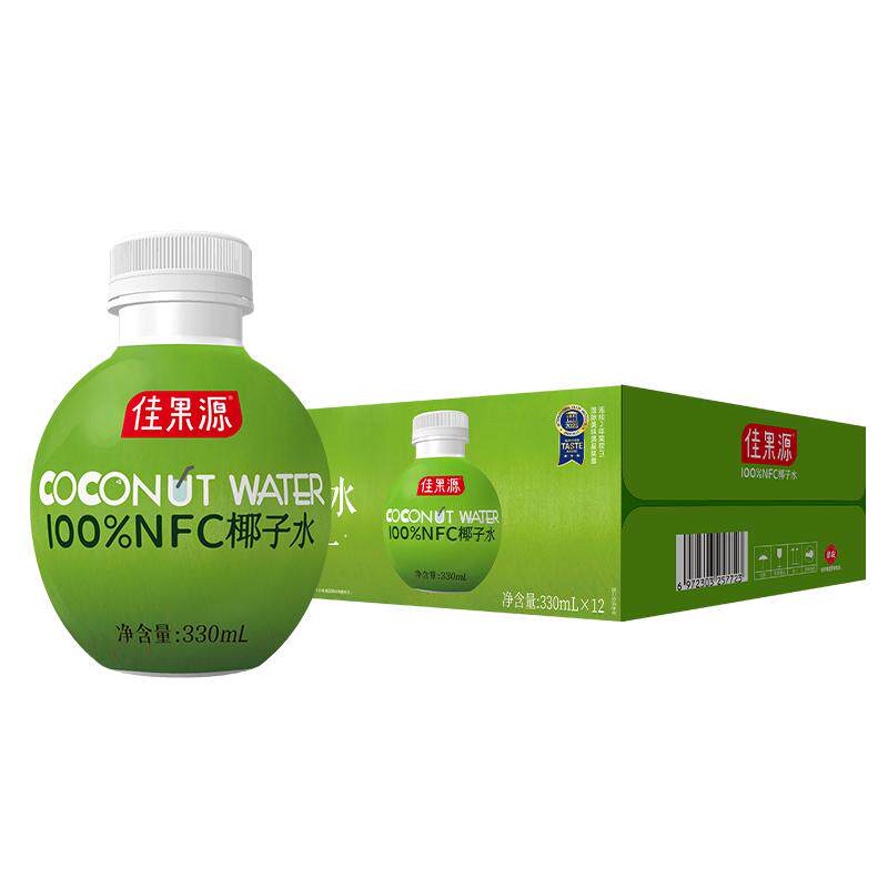 佳果源椰子水椰青瓶330ml*