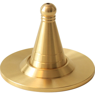 黄铜本色塔模套装香塔模香粉香道用品工具塔香制作倒流香锥香模具