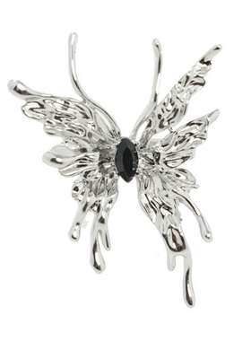 液态时尚蝴蝶戒指小众高级感潮