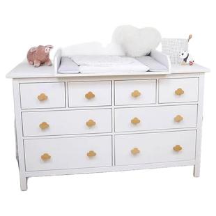 北欧ins实木儿童宝宝斗柜衣柜抽屉柜婴幼儿尿布护理台多功能环保