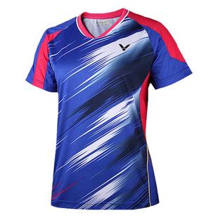 断码特价促销胜利VICTOR羽毛球服韩国队大赛服T6500/6600男女款