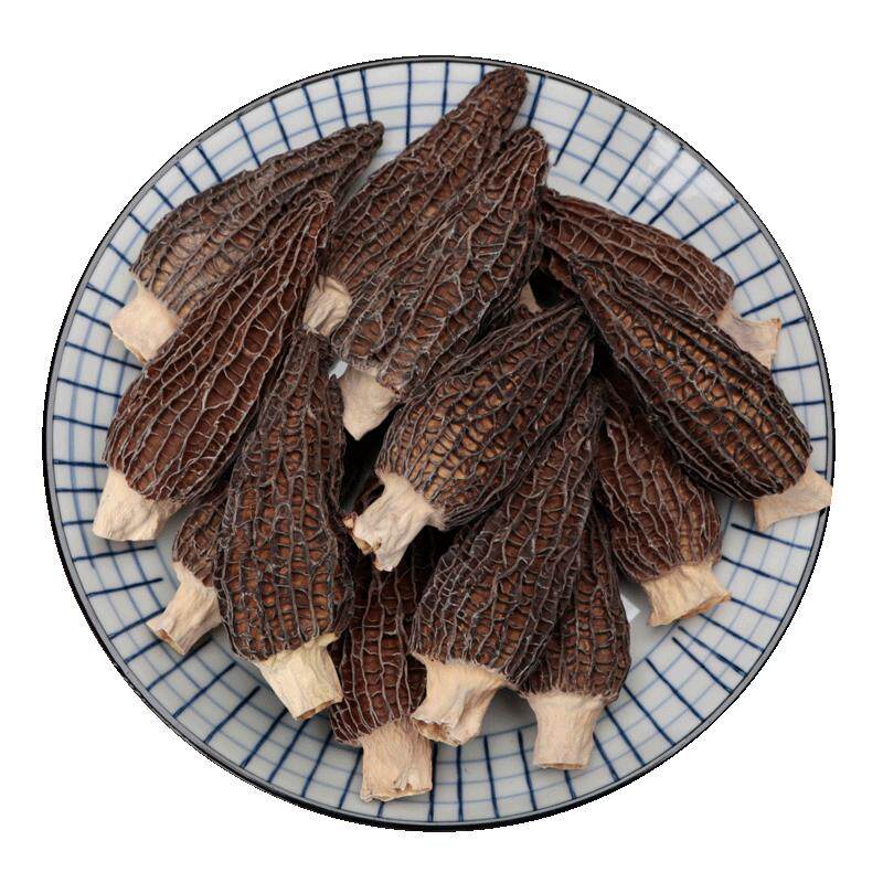 云南羊肚菌干货官方旗舰店羊肚菇干蘑菇菌类菇类煲汤食材250g