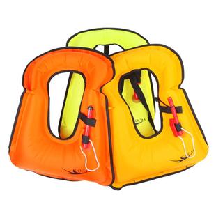 成人便携式充气浮力救生背心浮潜救生衣潜水冲浪漂流游泳潜水装备