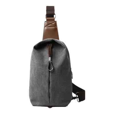 帆布旅行胸包复古斜挎包