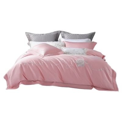 水星家纺四件套60s长绒棉