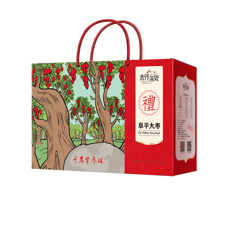 太行深处混合装礼盒1026g枣夹