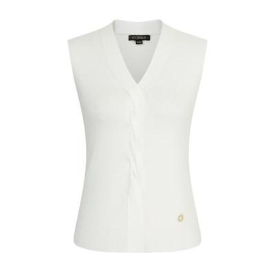 【可机洗】Scofield女装气质V领内搭无袖休闲针织背心夏季马甲