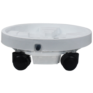 花博士钢化托盘垫底万向滚轮移动圆抽屉轮托花盆底座接水盘花盆托