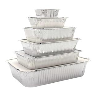 1000只烧烤焗饭烤脑花烤金针菇小龙虾一次性铝箔快餐盒打包锡纸盒