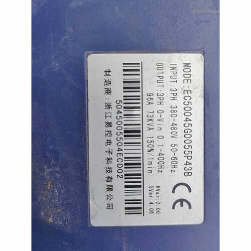 议价浙江易控变频器主板EC50045G0055P43B实物拍摄维修