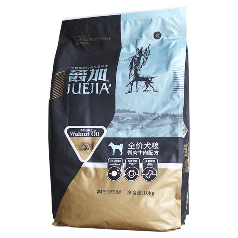 爵加狗粮幼犬成犬奶糕贵宾专用1.5kg2.5公斤20斤通用全期狗粮鸡肉