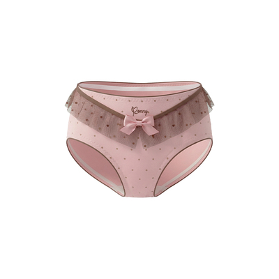 一眼爱上！绝美粉嫩少女内内~