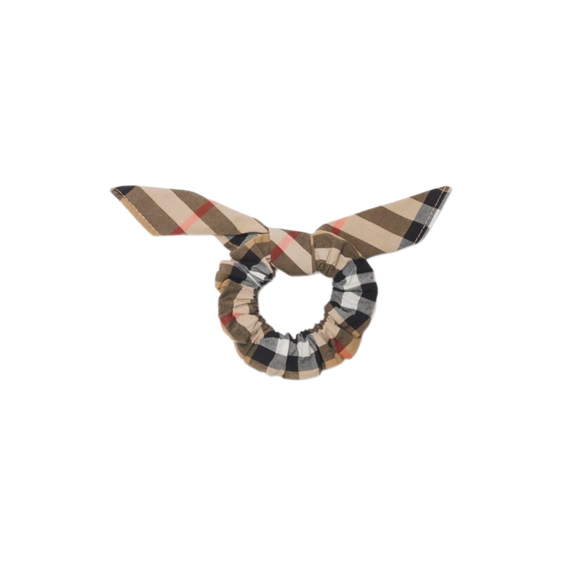 格纹棉质发圈BURBERRY
