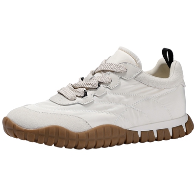 BellaLily夏季新款厚底丑萌德训鞋休闲帆布鞋轮胎底阿甘鞋潮