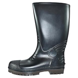 富足平安高筒防水防砸雨鞋加厚水鞋男雨靴高筒胶鞋防滑耐磨工地用