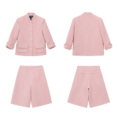 朱小姐香奶奶同款小香套装女小众设计感两件套上衣女2025新款秋冬