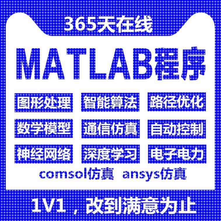 MATLAB代编程序代做图像信号处理python编写代码电气彷真优化算法