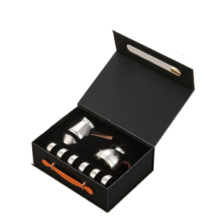 纯钛茶壶高档轻奢家用办公泡茶壶茶杯便携礼盒九件套户外茶具套装