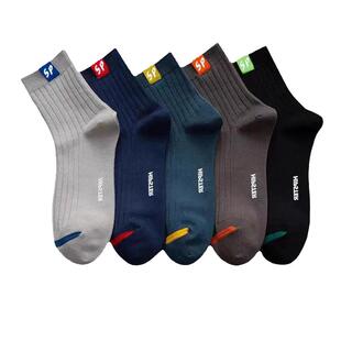 袜子男中筒秋冬四季袜吸湿排汗休闲运动袜时尚潮流袜