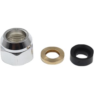 燃气管专用螺帽 波纹管螺母3分4分6分天然气煤气管螺母螺口铜接头