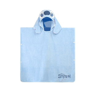 迪士尼儿童浴巾斗篷带帽吸水婴儿可穿式游泳浴袍男女童宝宝大毛巾