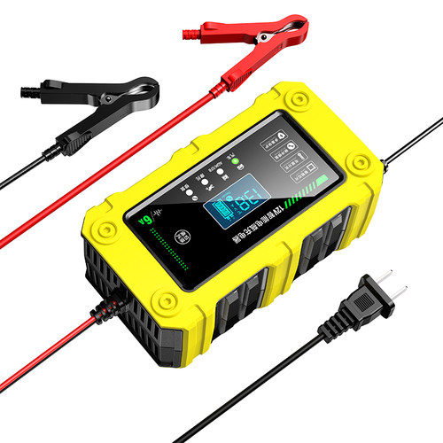 汽车电瓶充电器12v24v摩托车蓄电池充电器智能大功率修复型充电机