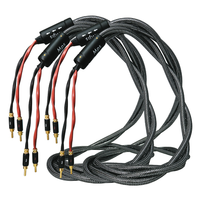 Mps石墨烯单晶铜发烧级HiFi功放音箱音响线香蕉Y插喇叭专用连接线