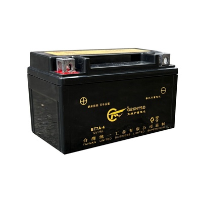 统一摩托车电瓶免维护豪爵