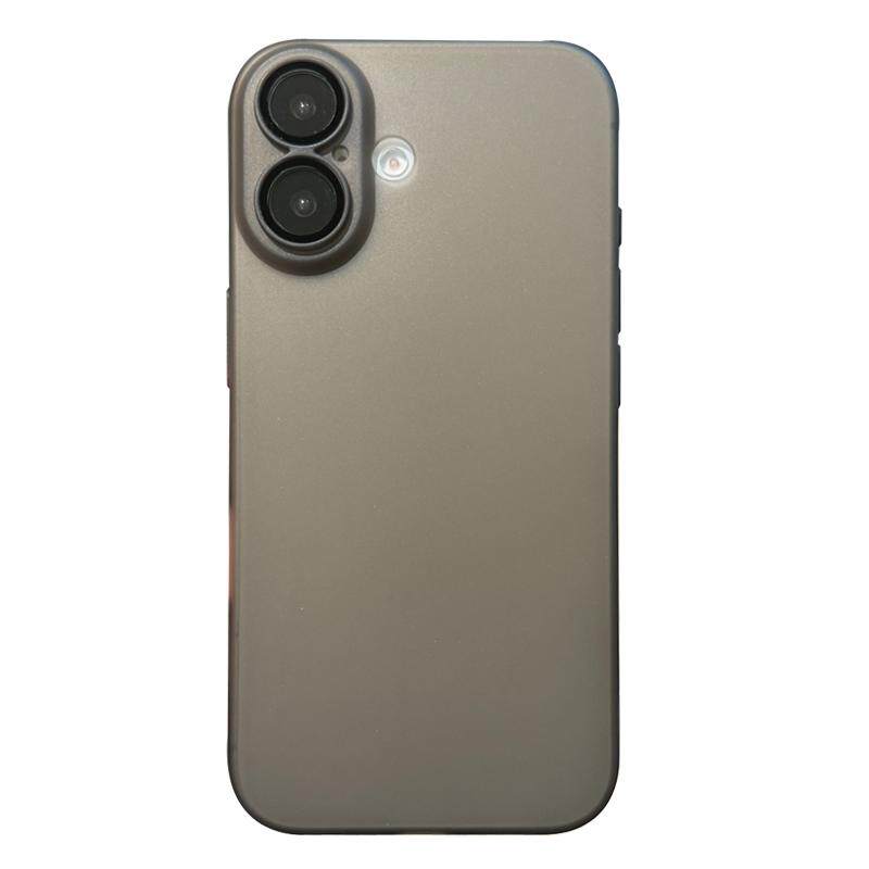 佳子秀冰雾磨砂带镜头膜适用iphone16手机壳17promax透明苹果15promax全包14pro轻薄13透气12简