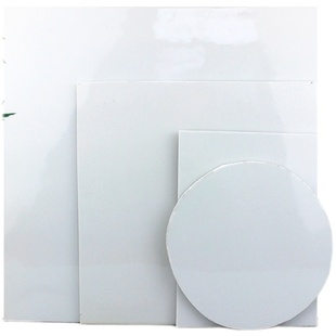 陶瓷白瓷板圆盘景德镇瓷画素坯釉上彩新彩手绘陶艺白胎长方形瓷板