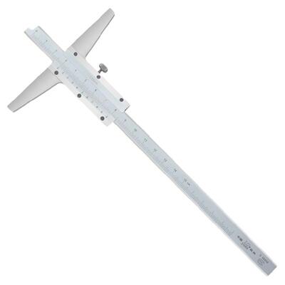 桂林桂量游标深度尺不锈钢0-150