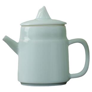 意叁陶瓷原创影青烟灰釉仿古中式功夫茶具山河如画单个茶壶200ml