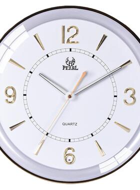 办公室挂墙钟PEARL欧式时尚