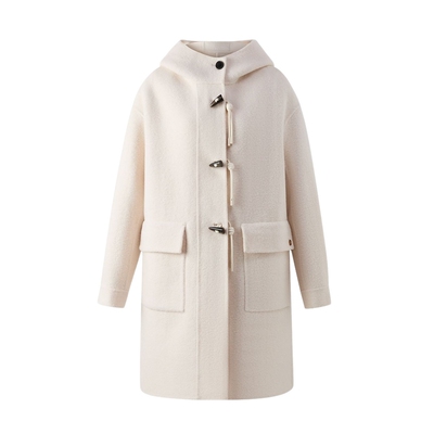 ELAND78%绵羊毛甜美毛呢外套