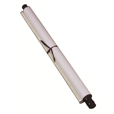 空白中堂生宣熟宣立轴陶瓷书法画