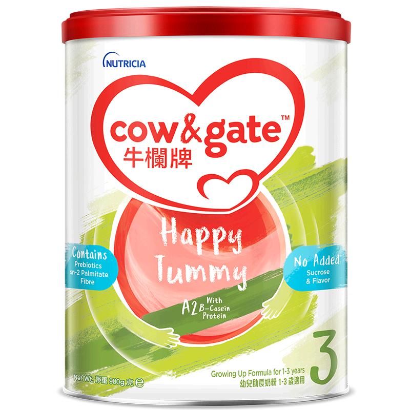 【自营】Cow&Gate升级牛栏牌A2β-酪蛋白奶粉3段 1岁起900g进口