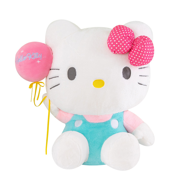新款气球hellokitty公仔毛绒玩具KT猫玩偶大号抱枕摆件女生日礼物
