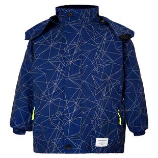 雪中飞儿童装男童三合一外套春季新款2026冲锋女童羽绒早春衣服