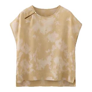 服装纸样裁剪图1823款女士新中式国风圆领连袖上衣样板图11设计